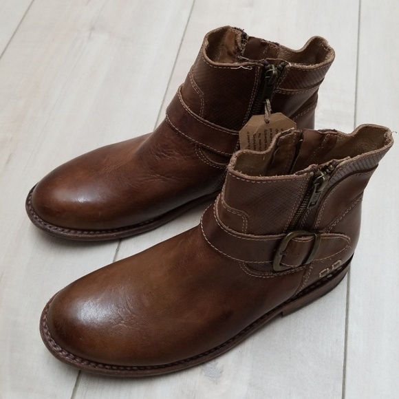 Bed Stu Becca Tan Rustic ankle boots *LTD QTY * - Picture 3 of 5